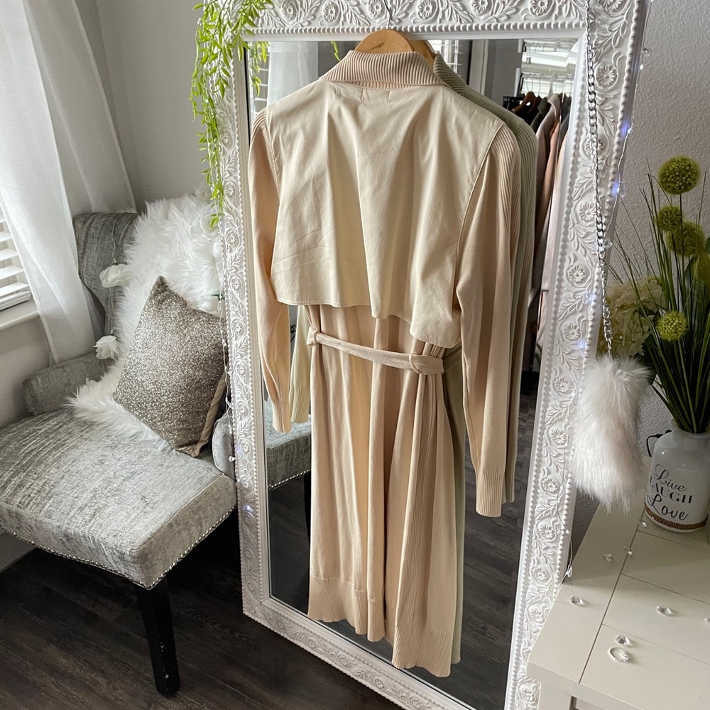 Calvin Klein Knit Belted Cardigan Size M - Picture 4 of 12